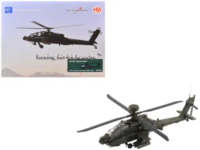 Hobby Master Boeing Ah-64e Apache Echo Attack Helicopter "zm714 Middle Wallop" (2022) British Army "air Power Ser In Brown