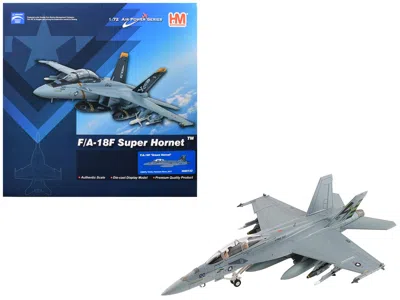 Hobby Master Boeing F/a-18f Super Hornet "165875 Green Hornet Vx-23 Salty Dogs Nas Patuxent River" Us Navy 2011 1 In Gray
