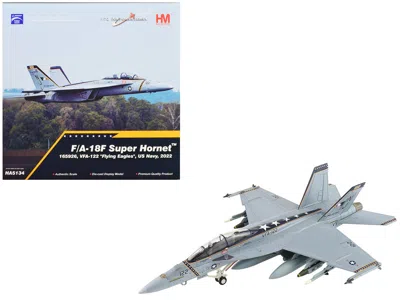 Hobby Master Boeing F/a-18f Super Hornet Aircraft "vfa-122 Flying Eagles" (2022) United States Navy "air Power Se In White