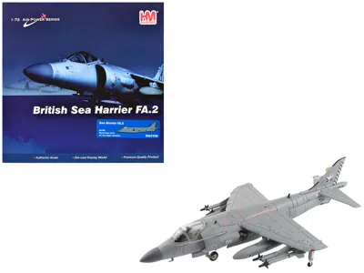Hobby Master British Aerospace Sea Harrier Fa.2 Aircraft With Sea Eagle Missiles "zh796" (2018) British Royal Nav In Gray