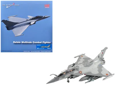 Hobby Master Dassault Rafale Dq Aircraft "qa209" (2021) Qatar Emiri Air Force "air Power Series" 1/72 Diecast Mod In Gray