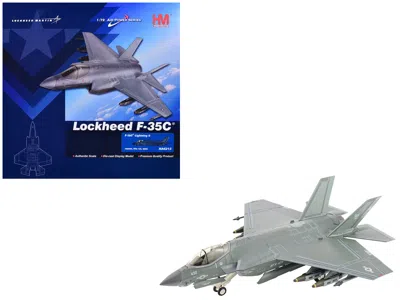 Hobby Master Lockheed F-35c Lightning Ii Aircraft "169034 Vfa-125 Rough Raiders" (2022) United States Navy "air P In Gray