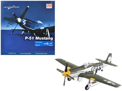 Hobby Master North American P-51d Mustang Aircraft "413926 375th Squadron 8th Air Force" (1944) United States Arm In Green