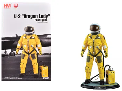Hobby Master U-2 "dragon Lady" Pilot Polyresin Statue "statue Series" 1/8 Scale Model By  In Yellow