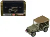 Hobby Master U. S. 1/4 Ton Military Vehicle Olive Drab "gen. Douglas Macarthur Leyte Wwii" (1945) United States A In Green