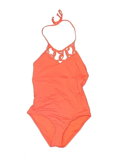 Pre-owned Hobie One Piece Swimsuit In Orange