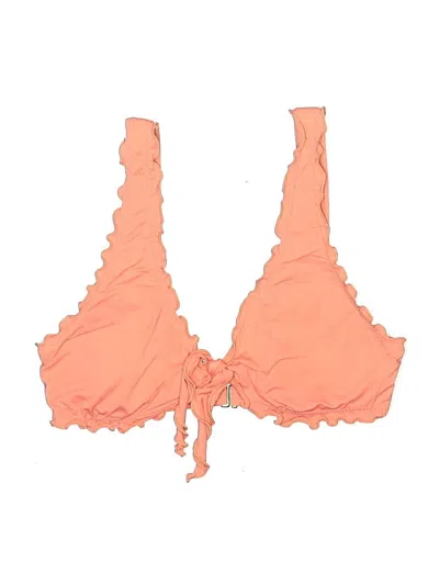 Pre-owned Hobie Swimsuit Top Orange Swimwear
