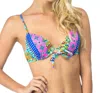 Hobie Underwire Bikini Top In Seam Weaver In Multi