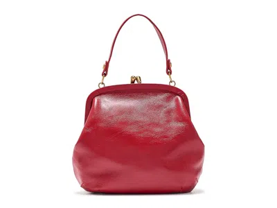Hobo Alba Frame Crossbody Cross Body Women's Handbags True Red, Leather