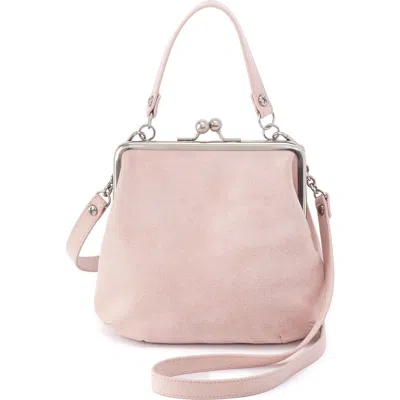 Hobo Alba Leather Frame Crossbody Bag In Pink