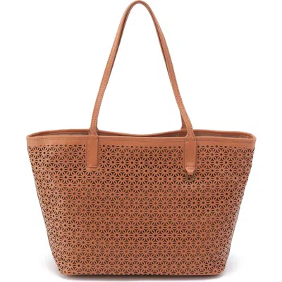 Hobo All That Leather Tote In Purple