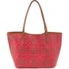 HOBO HOBO ALL THAT MONOGRAM COATED CANVAS TOTE