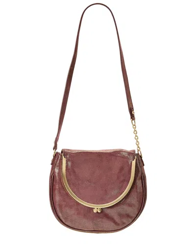 Hobo Amour Leather Shoulder Bag In Purple