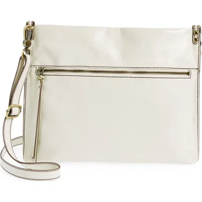 Hobo Approach Leather Crossbody In White