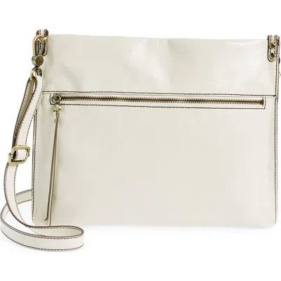 Hobo Approach Leather Crossbody In Latte