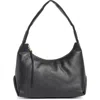 Hobo Astrid Leather Shoulder Bag In Black