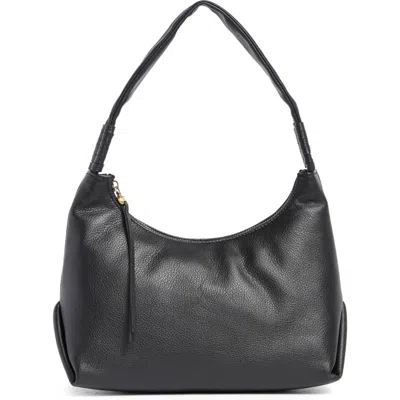 Hobo Astrid Leather Shoulder Bag In Black