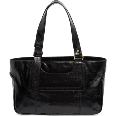Hobo Autry Leather Satchel In Black