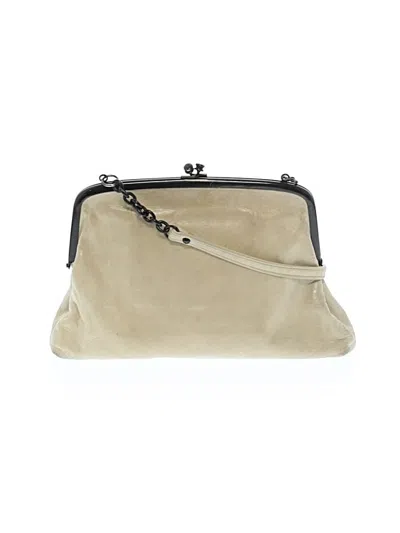 Pre-owned Hobo Bag Clutch In Ivory