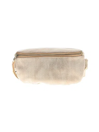 Hobo Bag Leather Belt Bag In Gold