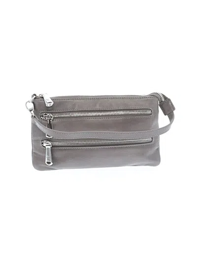 Pre-owned Hobo Bag Leather Belt Bag In Gray
