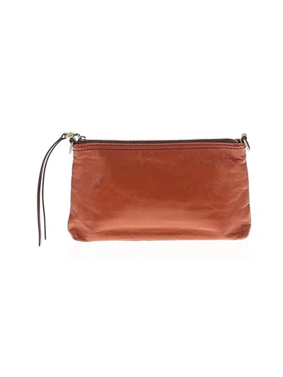 Pre-owned Hobo Bag Leather Clutch In Brown