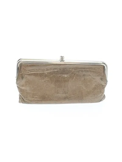 Pre-owned Hobo Bag Leather Clutch In Gold