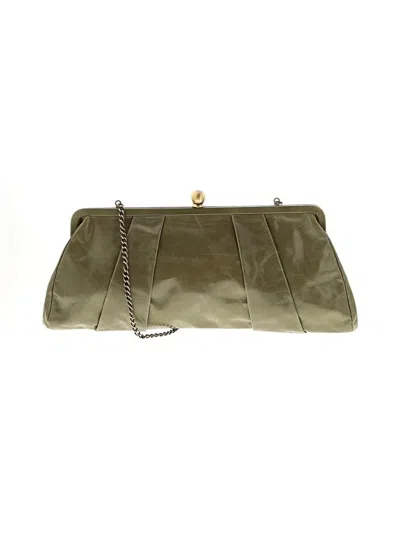 Pre-owned Hobo Bag Leather Clutch In Green