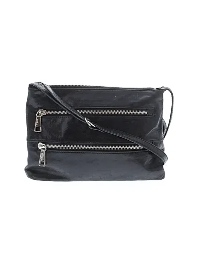 Pre-owned Hobo Bag Leather Crossbody Bag In Black