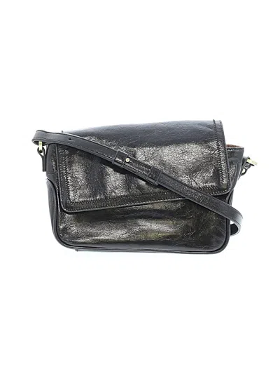 Pre-owned Hobo Bag Leather Crossbody Bag In Black