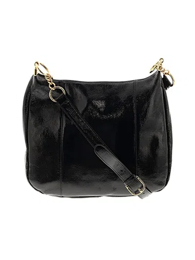 Pre-owned Hobo Bag Leather Crossbody Bag In Black