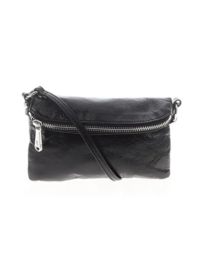 Pre-owned Hobo Bag Leather Crossbody Bag In Black