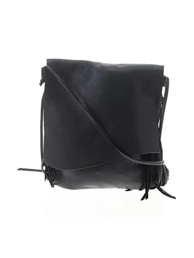 Pre-owned Hobo Bag Leather Crossbody Bag In Black