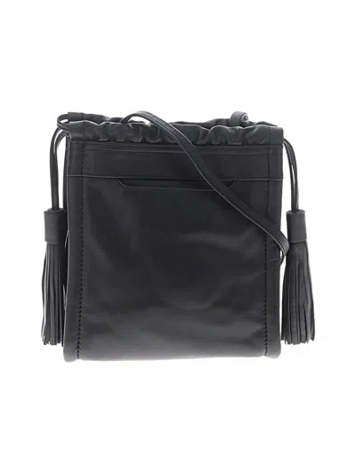Pre-owned Hobo Bag Leather Crossbody Bag In Black
