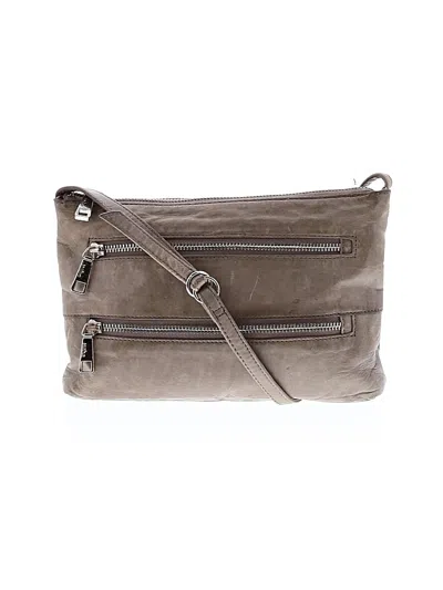 Pre-owned Hobo Bag Leather Crossbody Bag In Gray