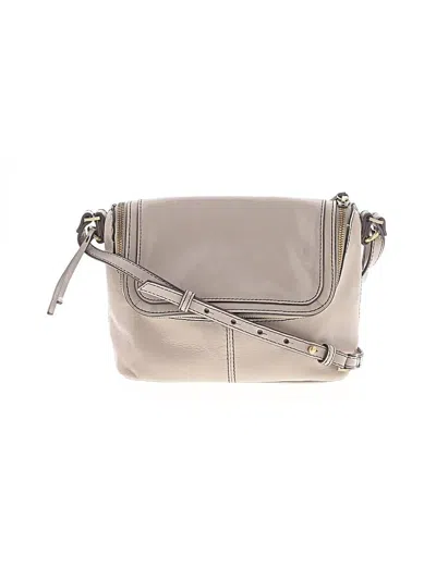 Pre-owned Hobo Bag Leather Crossbody Bag In Gray