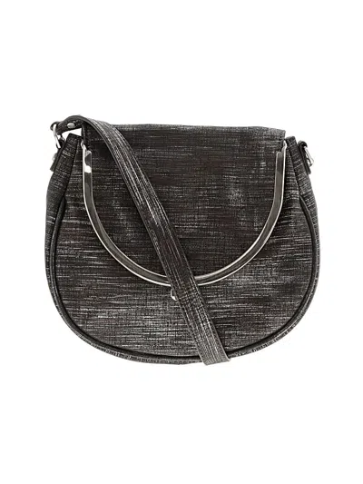 Pre-owned Hobo Bag Leather Crossbody Bag In Gray