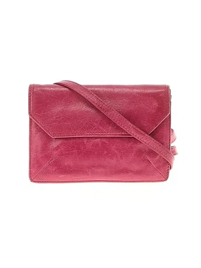 Pre-owned Hobo Bag Leather Crossbody Bag In Pink