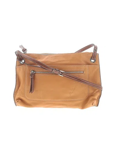 Pre-owned Hobo Bag Leather Crossbody Bag In Tan