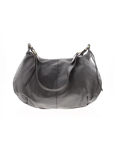 Pre-owned Hobo Bag Leather  Bag In Gray