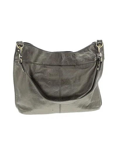 Pre-owned Hobo Bag Leather  Bag In Gray