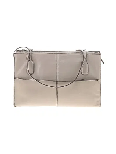 Pre-owned Hobo Bag Leather Shoulder Bag In Gray