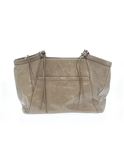 Pre-owned Hobo Bag Leather Shoulder Bag In Gray