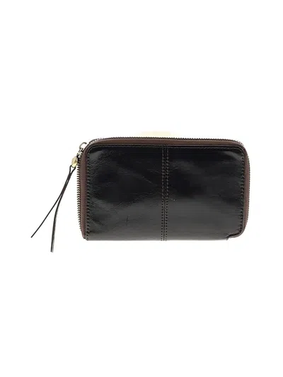 Pre-owned Hobo Bag Leather Wallet In Black