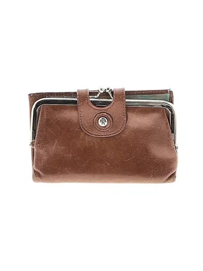 Pre-owned Hobo Bag Leather Wallet In Brown