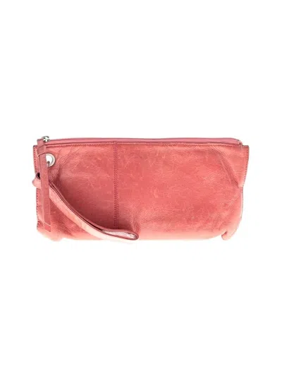 Pre-owned Hobo Bag Leather Wristlet In Pink