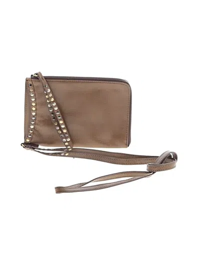 Pre-owned Hobo Bag Wristlet In Brown