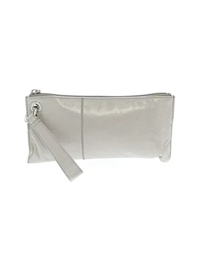 Pre-owned Hobo Bag Wristlet In Silver