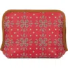 Hobo Beauty Coated Canvas Cosmetics Pouch In Red Journey Bandana