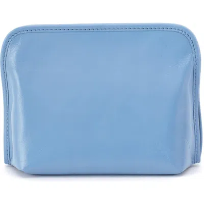 Hobo Beauty Leather Cosmetics Case In Blue